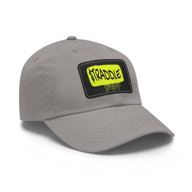 Straddle Dad Hat - Low Profile Adjustable Baseball Cap | PokerCircle Design Studio