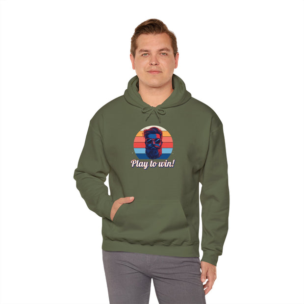 Play to Win Hoodie - Motivational Poker-Themed Sweatshirt for Poker Enthusiasts