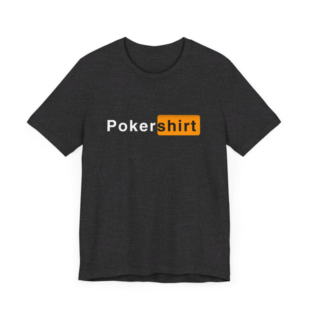 Funny Poker T-Shirt Pokershirt Classic Tee - Sleek, Minimalist Design, High-Quality Cotton, Perfect for Every Poker Lover