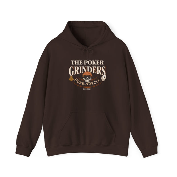 The Poker Grinders Hoodie - PokerCircle Sweatshirt for Dedicated Poker Players