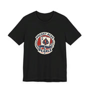 Pocket Aces & Pearls Retro Pop Art Poker T-Shirt - Funny Tee for Poker Lovers, Ideal Gift, Unique Design - PokerCircle Design Studio