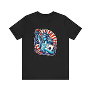 Liberty Since 1776 Poker T-Shirt - Funny Tee for Poker Lovers, Patriotic Gift, Unique Casino Apparel - PokerCircle Design Studio