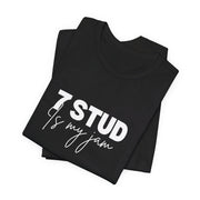 Seven Card Stud Poker T-Shirt – '7 Stud is My Jam' Tee for Enthusiasts