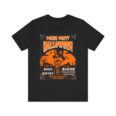 Halloween Poker Party T-Shirt – Spooky Fun & High Stakes Poker Night