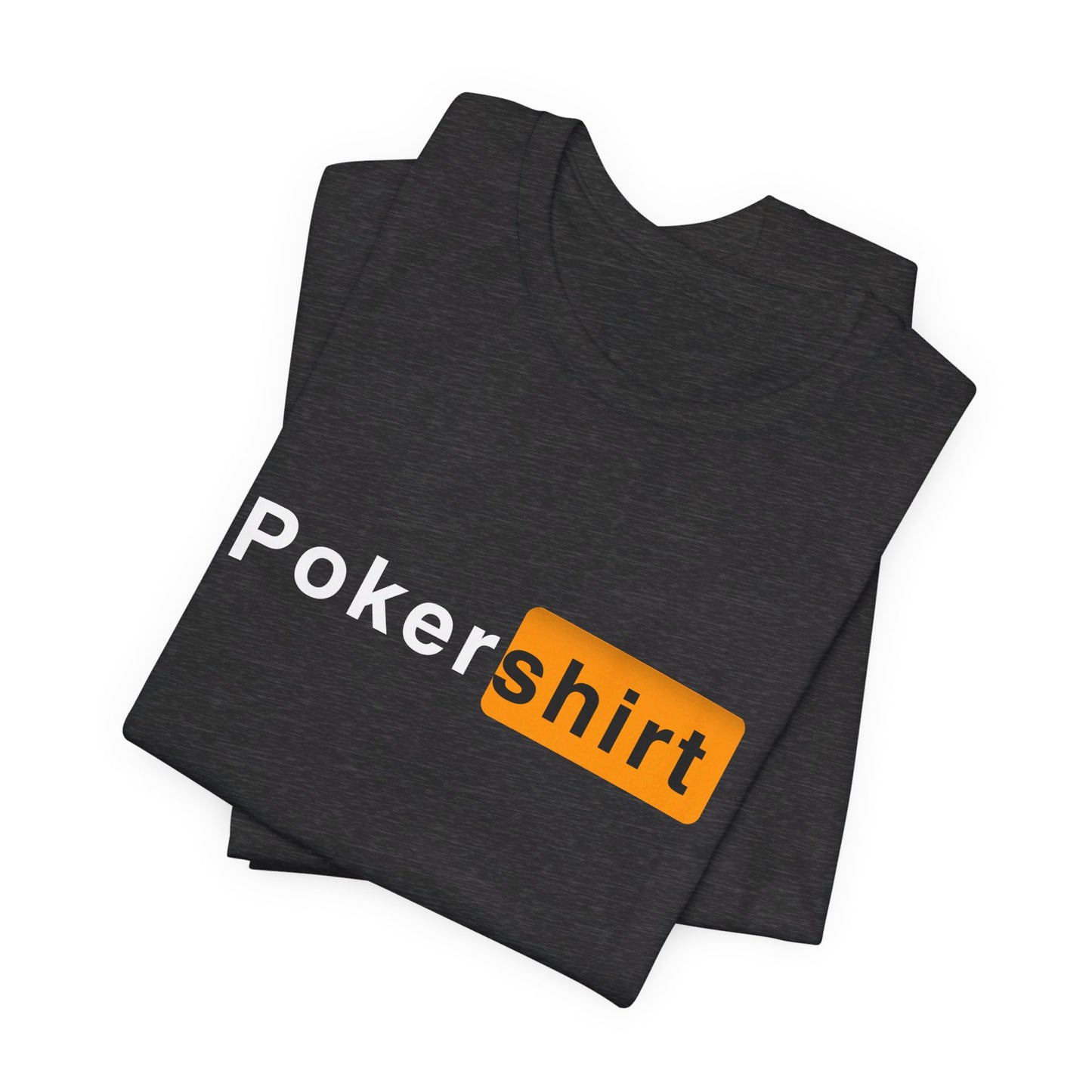 Funny Poker T-Shirt Pokershirt Classic Tee - Sleek, Minimalist Design, High-Quality Cotton, Perfect for Every Poker Lover