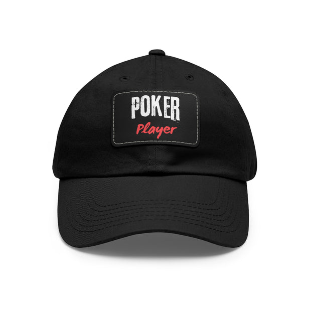 Poker Player Dad Hat - Low Profile Adjustable Baseball Cap | PokerCircle Design Studio