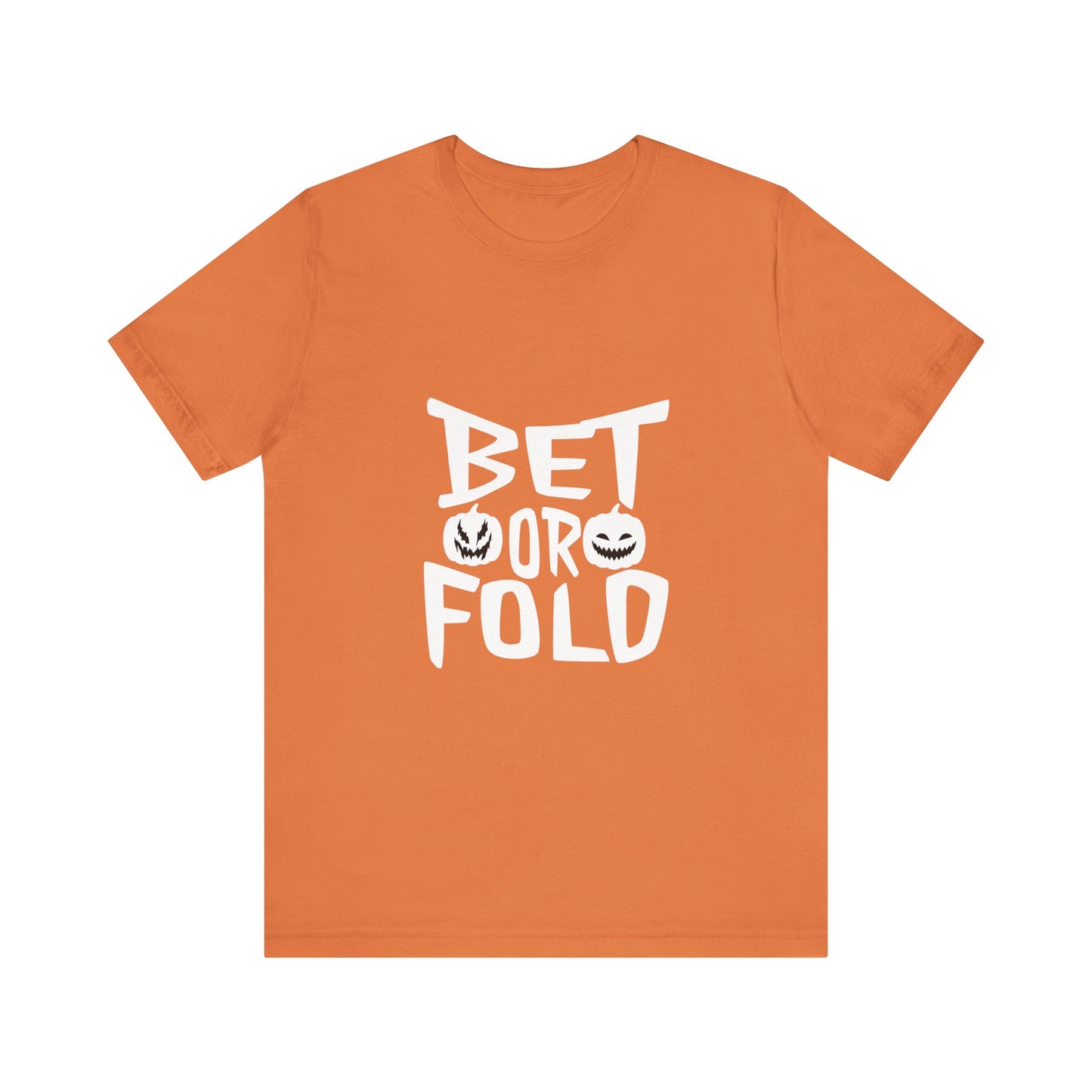 Bet or Fold Halloween Poker T-Shirt – Limited Edition PokerCircle Design Studio