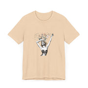 Queen of Hearts - Women's Playful Poker Art Graphic T-Shirt | PokerCircle Design Studio