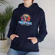 Poker Face Hoodie - Stay Calm, Stay Focused Sweatshirt for Poker Enthusiasts