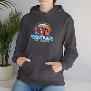 Poker Face Hoodie - Stay Calm, Stay Focused Sweatshirt for Poker Enthusiasts