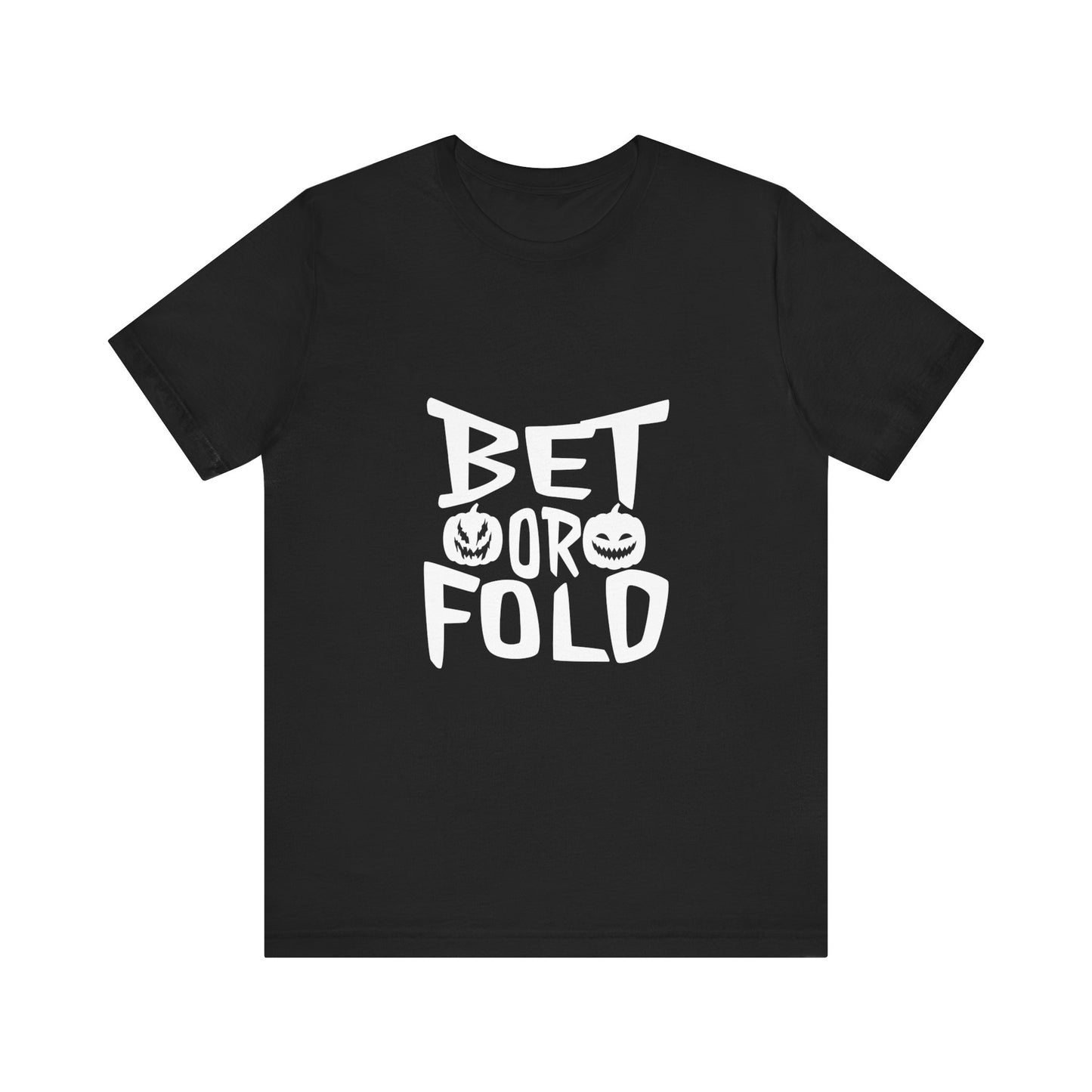 Bet or Fold Halloween Poker T-Shirt – Limited Edition PokerCircle Design Studio