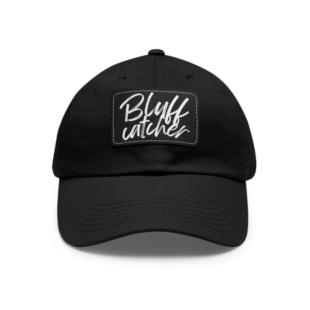 Bluff Catcher Dad Hat - Low Profile Adjustable Baseball Cap | PokerCircle Design Studio