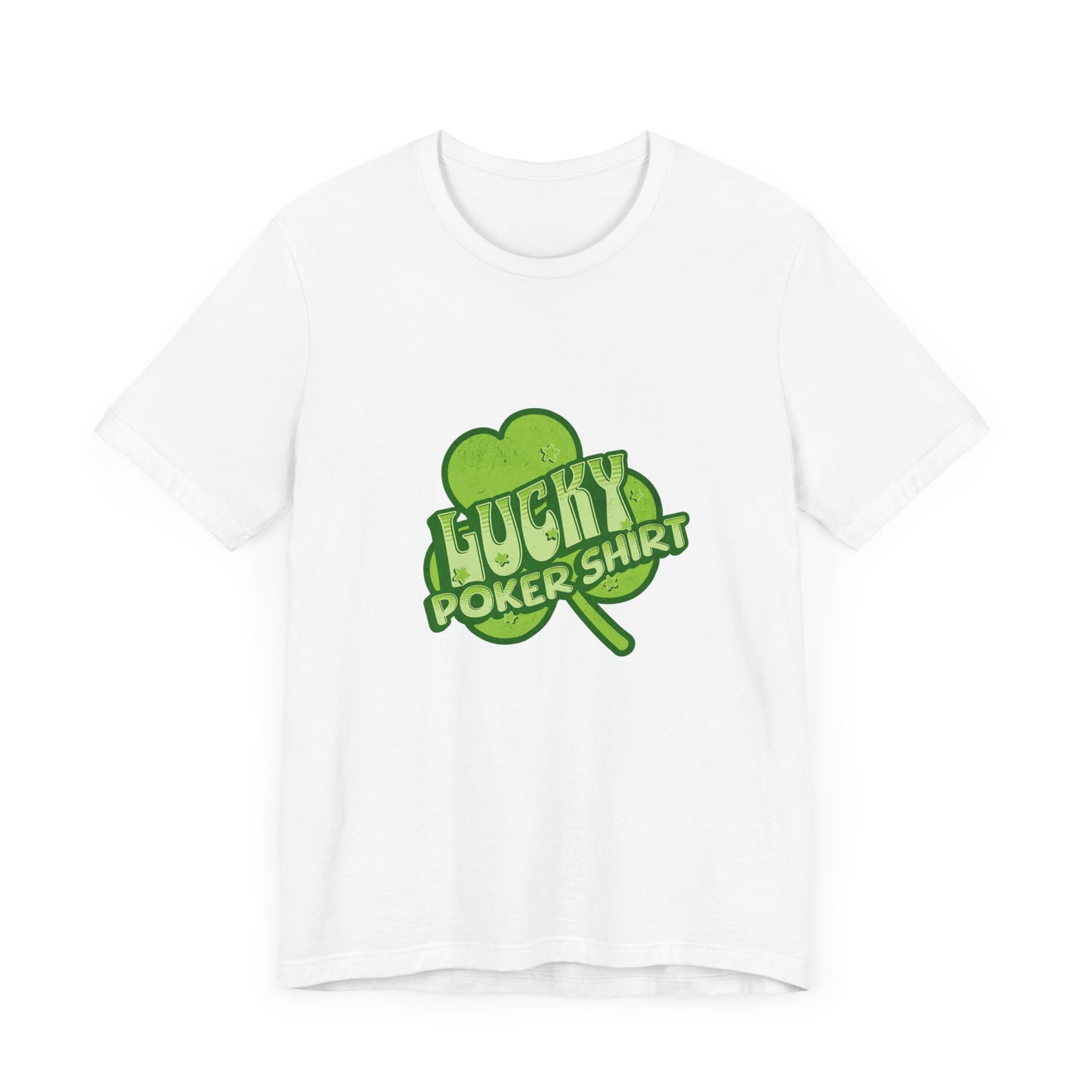 Lucky Poker Shirt – The Four-Leaf Clover Poker Tee for Luck and Style