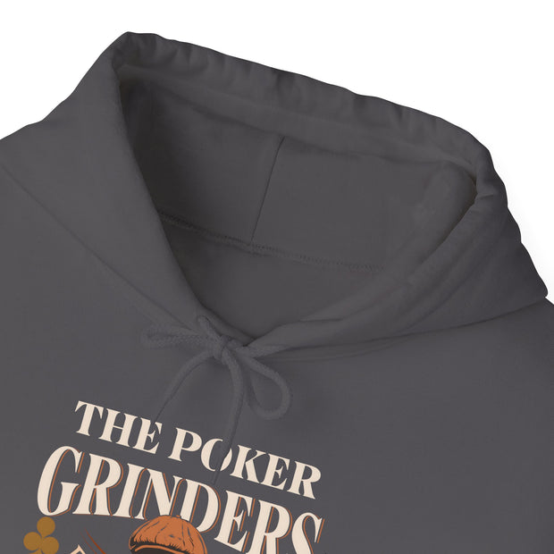 The Poker Grinders Hoodie - PokerCircle Sweatshirt for Dedicated Poker Players