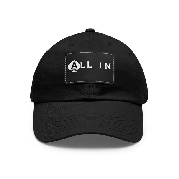 All In Dad Hat - Low Profile Adjustable Baseball Cap | PokerCircle Design Studio