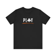 Poker Casual T-Shirt – 'PLAY' Graphic Tee for Game Night Enthusiasts