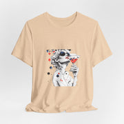 Ace of Elegance - Women's Poker Queen Art Graphic T-Shirt | PokerCircle Design Studio