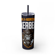 PokerBeast Skill & Aggression – 20oz Stainless Steel Tumbler | PokerCircle Design Studio