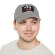 Poker Player Dad Hat - Low Profile Adjustable Baseball Cap | PokerCircle Design Studio