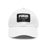 Poker is My Jam Dad Hat - Low Profile Adjustable Baseball Cap | PokerCircle Design Studio