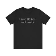 Poker Merch T-Shirt – 'I Love Big Pots and I Cannot Lie' Tee for Poker Pros