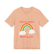 Vibrant Poker T-Shirt – 'Chasing Flushes & Blasting Pots' Tee for Joyful Players