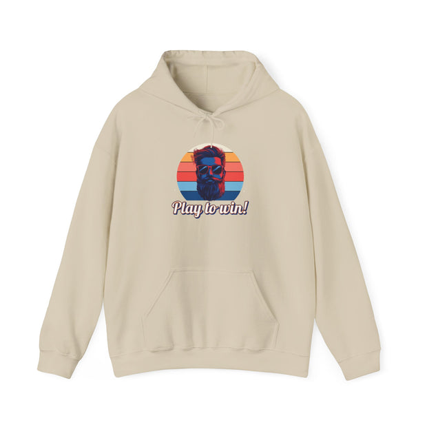 Play to Win Hoodie - Motivational Poker-Themed Sweatshirt for Poker Enthusiasts