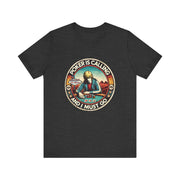 Adventure Poker T-Shirt – 'Poker Is Calling And I Must Go' Tee for Enthusiasts