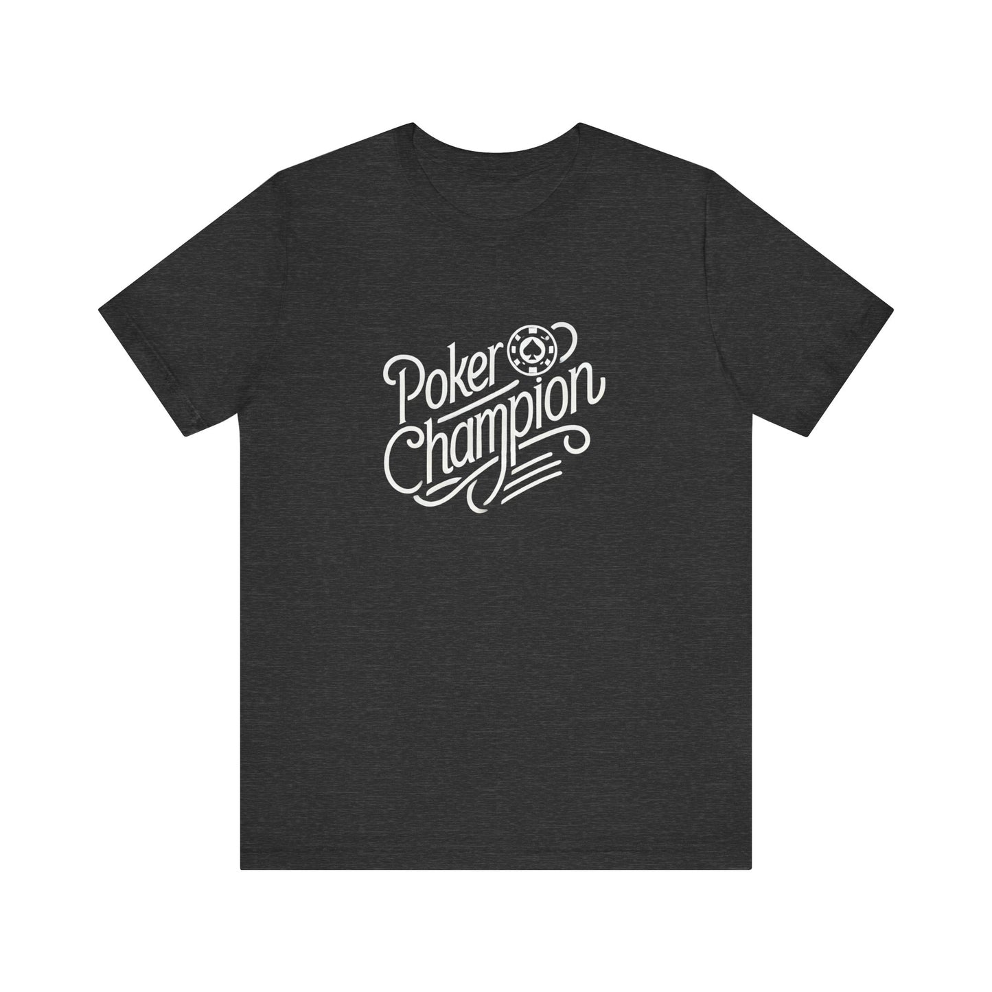 Victory Poker T-Shirt – 'Poker Champion' Bold Tee for Winners