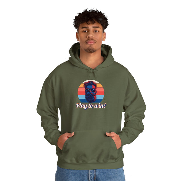 Play to Win Hoodie - Motivational Poker-Themed Sweatshirt for Poker Enthusiasts