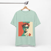 Retro Queen - Women's Vintage Poker Art Graphic T-Shirt | PokerCircle Design Studio