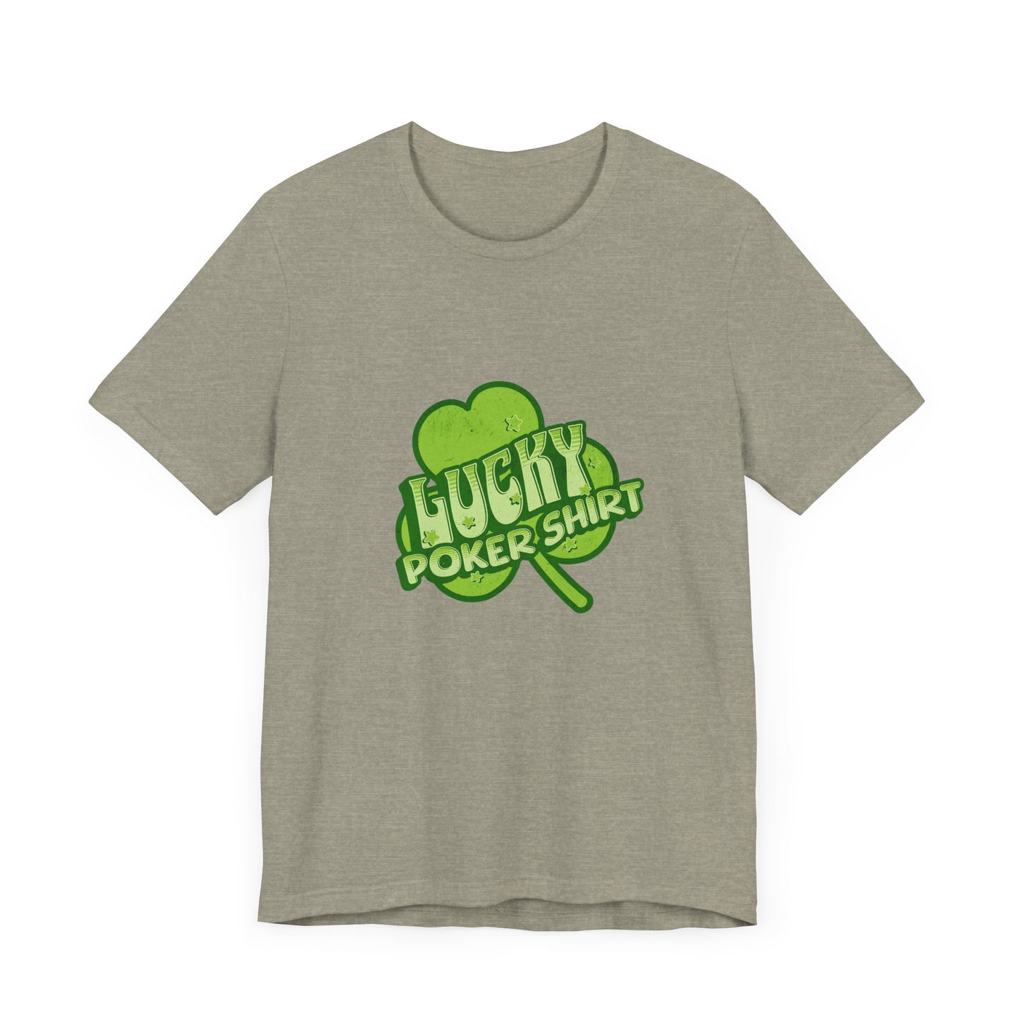 Lucky Poker Shirt – The Four-Leaf Clover Poker Tee for Luck and Style