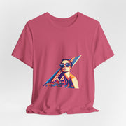 Neon Ace - Women's Bold Poker Graphic T-Shirt | PokerCircle Design Studio