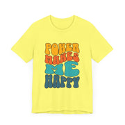 Joyful Poker T-Shirt – 'Poker Makes Me Happy' Colorful Tee for Enthusiastic Players