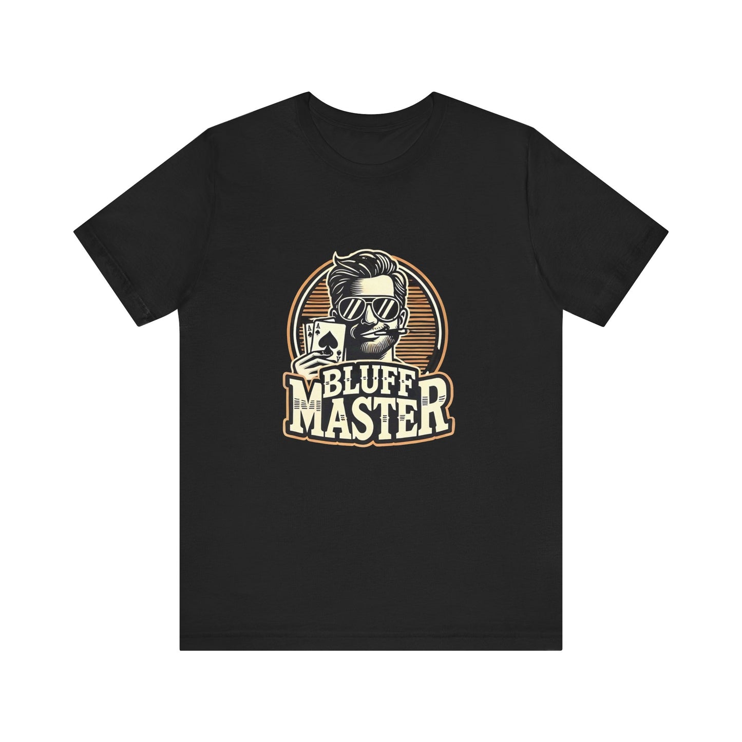 Poker Confidence T-Shirt – 'Bluff Master' Tee for Skilled Players