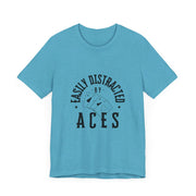 Fun Poker T-Shirt – 'Easily Distracted by Aces' Tee for Card Enthusiasts