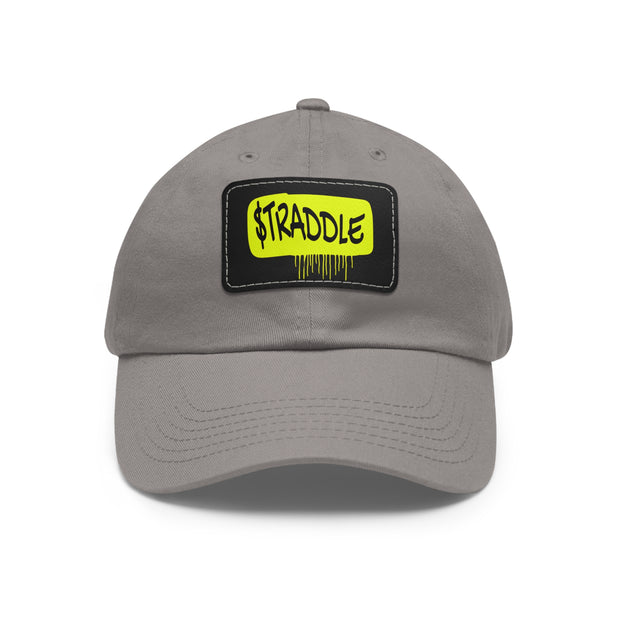 Straddle Dad Hat - Low Profile Adjustable Baseball Cap | PokerCircle Design Studio