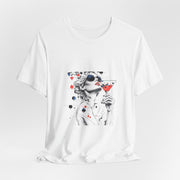 Ace of Elegance - Women's Poker Queen Art Graphic T-Shirt | PokerCircle Design Studio