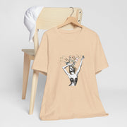 Queen of Hearts - Women's Playful Poker Art Graphic T-Shirt | PokerCircle Design Studio