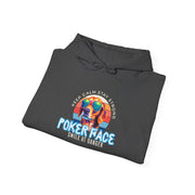 Poker Face Hoodie - Stay Calm, Stay Focused Sweatshirt for Poker Enthusiasts