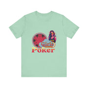 Girls Just Wanna Play Poker T-Shirt - Fun & Feminine Poker Apparel by PokerCircle Design Studio