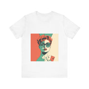 Retro Queen - Women's Vintage Poker Art Graphic T-Shirt | PokerCircle Design Studio