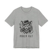 Poker Lover T-Shirt – 'Poker Rat' Graphic Tee for Clever Strategists