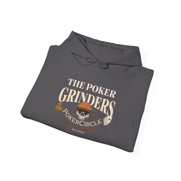 The Poker Grinders Hoodie - PokerCircle Sweatshirt for Dedicated Poker Players