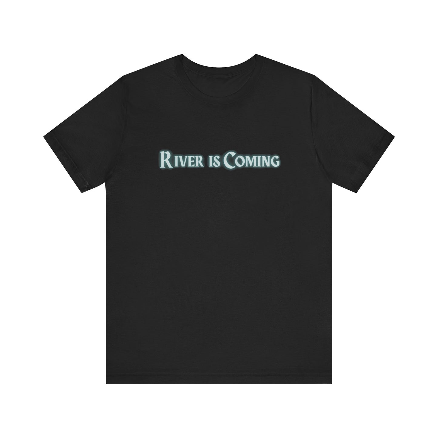 Poker Strategy T-Shirt – 'River is Coming' Tee for Card Game Enthusiasts