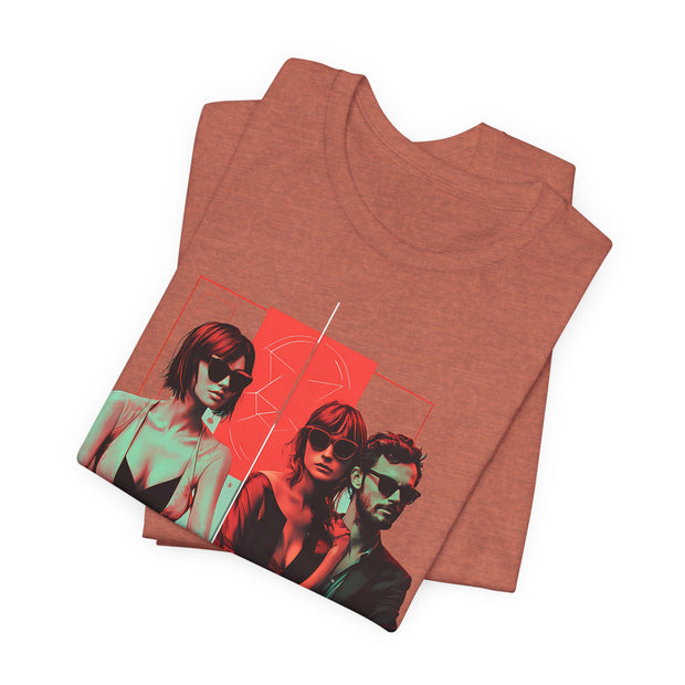 Poker Nights - Women's Stylish Poker Trio Graphic T-Shirt | PokerCircle Design Studio