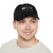 All In Dad Hat - Low Profile Adjustable Baseball Cap | PokerCircle Design Studio