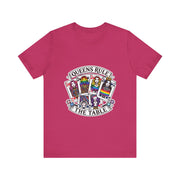 Queens Rule the Table - Pride Poker T-Shirt LGBTQ+ Empowering, Vibrant Design, High-Quality Cotton