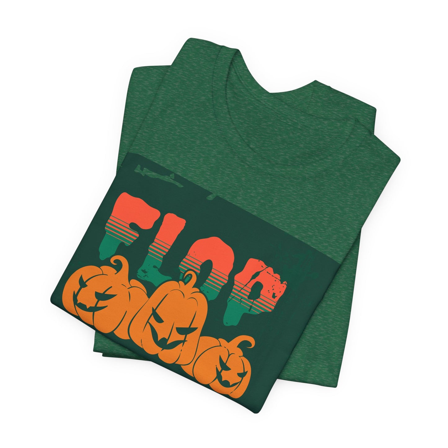 Spooky Poker T-Shirt – 'Flop Happens Halloween Edition' Tee for Festive Players