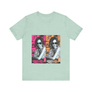 Double Vision - Women's Pop Art Poker Graphic T-Shirt | PokerCircle Design Studio